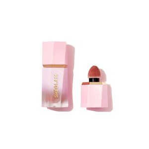 SHEGLAM Color Bloom Liquid Blush Cheeks Makeup  Shimmer Finish - Risky Business